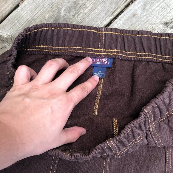 Vintage 1992 Champs Heavy Cotton Pants Large - Picture 3 of 4